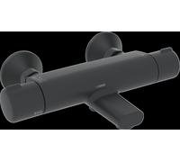 Mezclador de baño y ducha HANSA HANSAMICRA, caudal ecológico, proyección: 159 mm, 5816217133, Color: negro mate