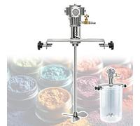 Mezclador de barril neumático industrial, dispositivo for agitar pintura tipo clip, mezclador de líquidos de velocidad variable for dispersión de polvo, teñido de pintura(100gal-A)