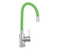 Mezclador De Caña Alta Flexible Grifo Monocomando Cocina Verde 1987-4