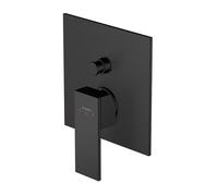 Mezclador de ducha/baño de la serie 160 de Steinberg, juego preparado, dos consumidores, 16021033S, Color: negro mate