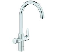 Grohe Blue Pure - Grifo de fregadero Baucurve con función de filtro, cromo 30580000