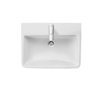 Mezclador de lavabo Duravit No.1 M Minusflow, con juego de desagüe, proyección de 106mm, N11022001010