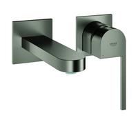 Mezclador de lavabo Grohe Plus de 2 orificios, proyección 146mm, instalación oculta, 29303AL3, Color: grafito duro cepillado