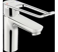 Mezclador de lavabo HANSA HANSAclinca, proyección 114 mm, sin tirador, palanca 209 mm, cromo, 45022185