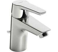 Mezclador de lavabo HANSA HANSAPOLO, con juego de desagüe, proyección: 103 mm, 51402293