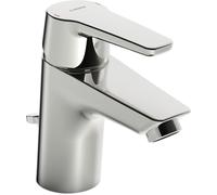Mezclador de lavabo HANSA HANSAPOLO, con juego de desagüe, proyección: 103 mm, 51402293