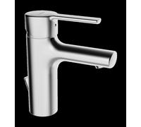 Hansa Ronda - Grifo monomando de lavabo, con desagüe, para calentadores de agua sin presión, cromo 03131173