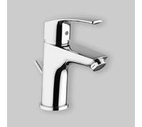 MEZCLADOR DE LAVABO "NEW BERRY" Cromo + Desagüe de 1"1/4
