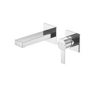 Steinberg 120 - Grifo empotrado de lavabo, instalación de 2 orificios, cromo 120 1804 3