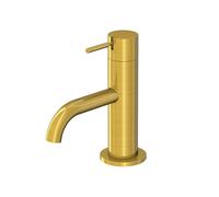 Mezclador de lavabo Steinberg serie 100, agua fría, sin desagüe, proyección: 100mm, 1002500BG, Color: Oro cepillado