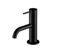 Steinberg 100 - Grifo de lavabo para agua fría, negro mate 100 2500 S