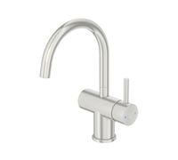 Steinberg 100 - Grifo de lavabo con desagüe, níquel cepillado 100 1500 BN