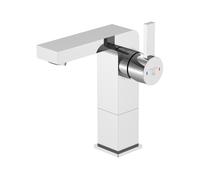 Mezclador de lavabo Steinberg serie 120, con desagüe emergente, proyección de 120 mm, H:220 mm, 1201755