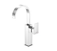Mezclador de lavabo Steinberg serie 135, giratorio, sin desagüe emergente, aireador Neoperl, proyección de 150 mm, 1351551, Color: cromado