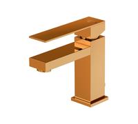Mezclador de lavabo Steinberg serie 160, con juego de desagüe, proyección 120 mm, altura 164mm, 1601000RG, Color: Oro rosa
