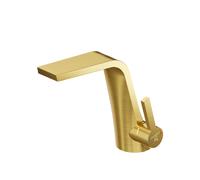 Mezclador de lavabo Steinberg Serie 260, sin juego de desagüe, proyección de 158 mm, 26010101BG, Color: Oro cepillado