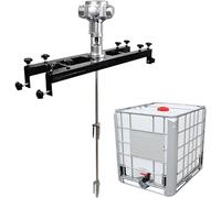 Mezclador De Pintura Con Agitador Neumático, Máquina De Agitación Neumática Para Tanques Con Hélice Plegable Para Bidones Ibc De Toneladas: Mezcla Eficiente Para Pinturas Y Líquidos, 5 Cilindros Gran
