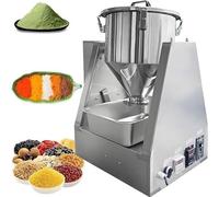Mezclador de polvo eléctrico, mezclador de polvo de partículas, licuadora de granos de acero inoxidable, para mezclar medicamentos, nueces, cereales y gránulos químicos(5L)
