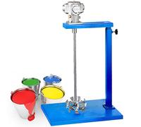 Mezclador de soporte neumático, soporte de máquina de agitación de pintura, agitador de aire, herramienta de mezcla de pintura, 5 galones/20 L, agitador de pintura de elevación automática, 50-2600 rmp