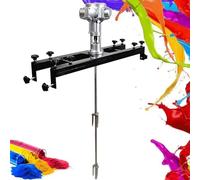 Mezclador de tanque eléctrico, máquina de agitación de pintura comercial con colgador de soporte, equipo de mezcla disolvente de tinta para una mezcla eficiente de pintura
