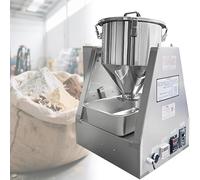 Mezclador eléctrico de polvo seco de acero inoxidable de laboratorio para polvos medicinales, nueces, cereales, 5 L