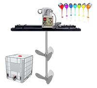 Mezclador eléctrico de tanque de 1 tonelada, máquina de agitación de pintura comercial, hélice plegable, colgador de soporte, mezclador disolvente de tinta líquida viscosa con revestimiento de pintura