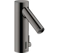 Mezclador electrónico de lavabo hansgrohe con regulación de temperatura y conexión a la red eléctrica, 10140330, Color: Cromo negro pulido