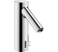 Mezclador electrónico de lavabo hansgrohe con regulación de temperatura y conexión a la red eléctrica, 10140000, Color: cromado