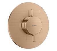 Mezclador empotrado AXOR One de hansgrohe para 1 consumidor, 48615310, Color: Oro rojo cepillado