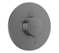 Mezclador empotrado AXOR One de hansgrohe para 1 consumidor, 48615340, Color: Cromo negro cepillado
