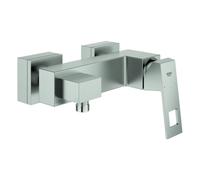 Mezclador monomando de ducha Grohe Eurocube, para montaje en pared, 23145DC0, Color: súper acero