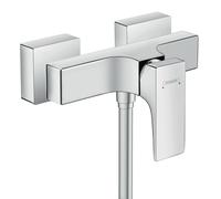 mezclador monomando de ducha Metropol de hansgrohe montado en la superficie, con manija de palanca, 32560000, Color: cromado