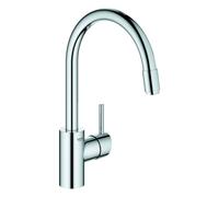 GROHE Grifo de cocina Concetto 32663003 – Monomando, de pie, extraíble, StarLight Chrome