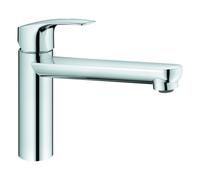 Mezclador monomando de fregadero Grohe Eurosmart, baja presión, media-alta, proyección de 222 mm, orientable, 1012330000