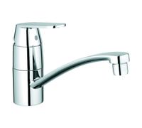 Mezclador monomando de fregadero Grohe Eurosmart Cosmopolitan, 226 mm de proyección, plano, para instalación en ventana frontal, orientable, 31170000