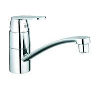 Mezclador monomando de fregadero Grohe Eurosmart Cosmopolitan, baja presión, proyección 226, plano, giratorio, 31179000