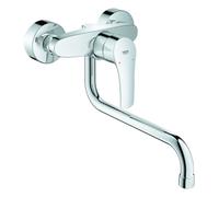 Mezclador monomando de fregadero Grohe Eurosmart, de pared, 276 mm de proyección, orientable, 32224003