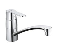 Mezclador monomando de fregadero Grohe Get, 226 mm de proyección, orientable, con limitador de tope, 32891000