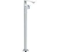 mezclador monomando de lavabo AXOR Edge de tamaño manual, de pie, con residuos abiertos, con corte de diamante, 46041000, Color: cromado