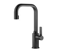 Mezclador monomando de lavabo Gessi Inciso versión superior, sin juego de desagüe, proyección de 160 mm, 58006030, Color: PVD de cobre