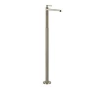 Mezclador monomando de lavabo Gessi Venti20, 208 mm de proyección, sin juego de desagüe, para montaje en el suelo, 65095149, Color: Óptica Finox