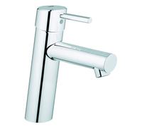 Mezclador monomando de lavabo Grohe Concetto, tamaño M, proyección 133mm, sin juego de desagüe, cromo, 23451001