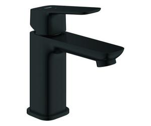Mezclador monomando de lavabo Grohe Cubeo, tamaño S, proyección 106mm, desagüe push-open, EcoMode, 1017322430, Color: Negro mate