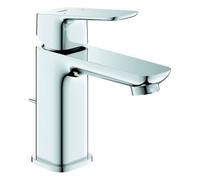 Mezclador monomando de lavabo Grohe Cubeo, tamaño S, proyección 106mm, juego de desagüe, 1016940000, Color: cromado