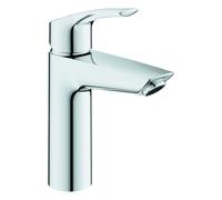 Mezclador monomando de lavabo Grohe Eurosmart, tamaño M, proyección 121 mm, juego de desagüe push-open, 23923003