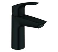Mezclador monomando de lavabo Grohe Eurosmart, tamaño S, proyección 109 mm, sin juego de desagüe, 324672433, Color: negro mate