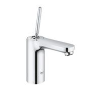 Mezclador monomando de lavabo Grohe Get, tamaño M, 123 mm de proyección, juego de desagüe push-open, 23800000