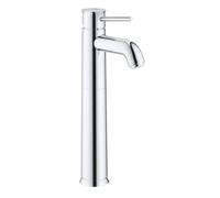 Mezclador monomando de lavabo Grohe Start Classic, tamaño XL, 107 mm de proyección, juego de desagüe push-open, 23784000