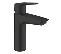 Mezclador monomando de lavabo Grohe Start M-Size, alcance 121 mm, con juego de desagüe PUSH, 242042432, Color: Negro mate