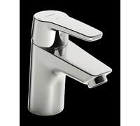 Mezclador monomando de lavabo HANSA HANSAPOLO Eco, sin juego de desagüe 6,0 l/min., proyección 103mm, 5142229300056, 5142229300066